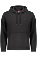 Černá pánská mikina s kapucí