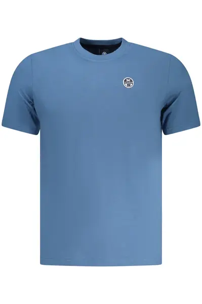 Modré pánske tričko s krátkym rukávom