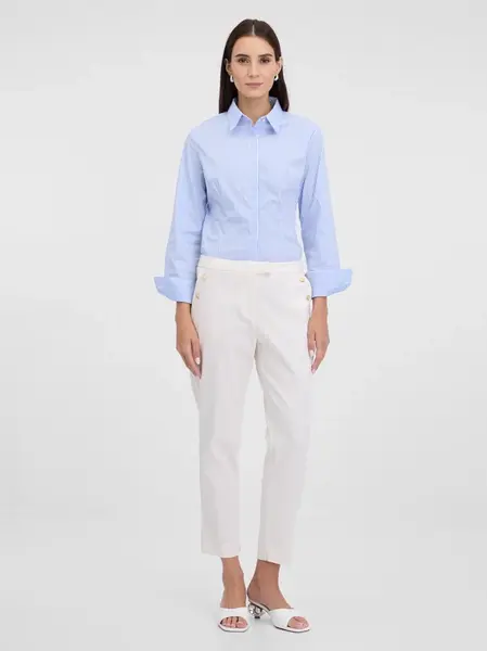 Krémové dámské kalhoty ORSAY