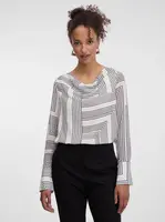 Bílá vzorovaná halenka ORSAY