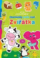 Omalovánky podle čísel Zvířátka - -