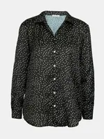 Čierna vzorovaná blúzka ORSAY