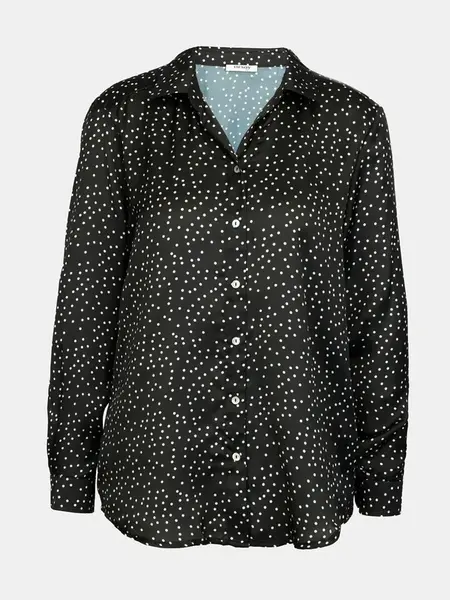 Čierna vzorovaná blúzka ORSAY