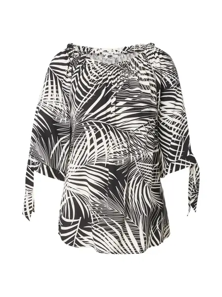 Hailys Blúzka 'Lo44tty'  čierna / biela