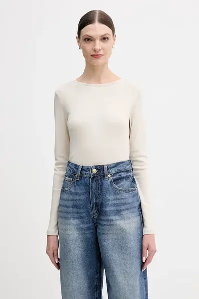 Bavlněné tričko s dlouhým rukávem United Colors of Benetton