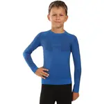 KILPI NATHAN Chlapecké bezešvé termo triko s dlouhým rukávem, modrá, velikost 13Y