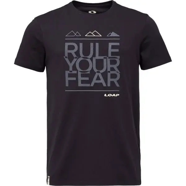 LOAP ALHAN Pánské tričko, černá, velikost