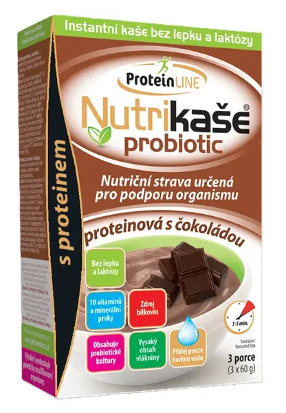 Nutrikaša probiotic - proteinová s čokoládou 180g