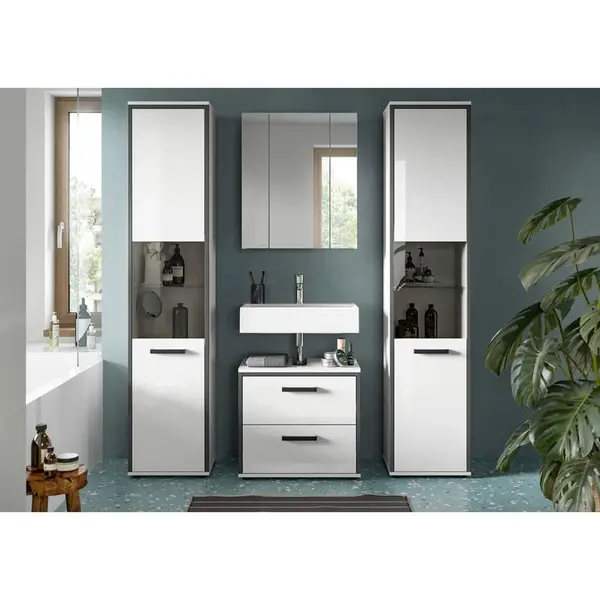 MID.YOU KOUPELNA vysoce lesklá bílá