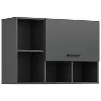 MID.YOU ZÁVĚSNÁ SKŘÍŇKA, antracitová, antracitová, 95/64/34 cm