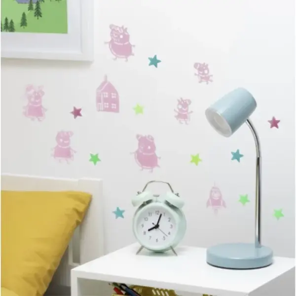 Prasátko Peppa samolepky svítící