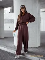 Resti Viscose Women's Tracksuit Set Long Waves