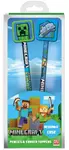 Minecraft set 2 tužek s topperem