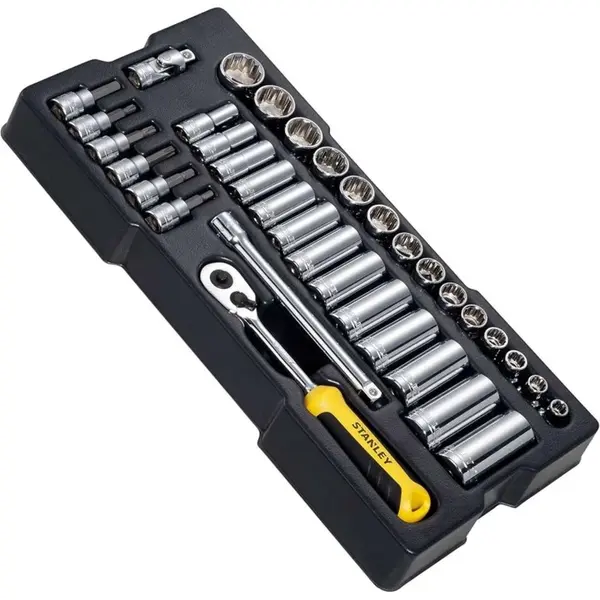 Stanley Příslušenství - 36dílná sada bitů a nástrčných klíčů STMT1-74174