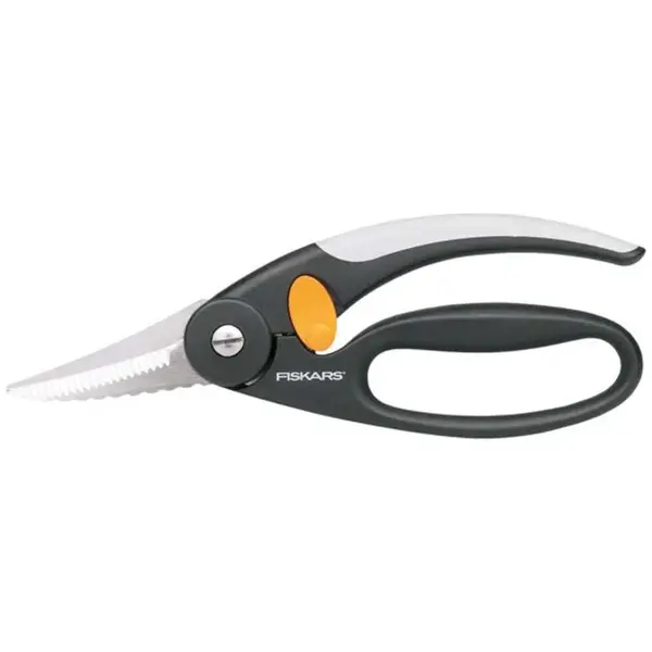 FISKARS Kuchynské vybavenie - Nožnice na ryby, dĺžka 22 cm, čierna 1003032