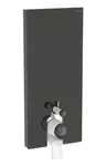 Geberit Monolith - Sanitární modul pro stojící WC, 114 cm, spodní přívod vody, černá 131.033.SJ.6