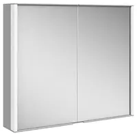 Keuco Royal Match - Zrcadlová skříňka s LED osvětlením, 80x70x16 cm, stříbrný elox 12802171311