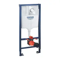 Grohe Rapid SL - Předstěnová instalace s nádržkou pro závěsné WC, tlačítko Nova Cosmopolitan S, chrom 39581000