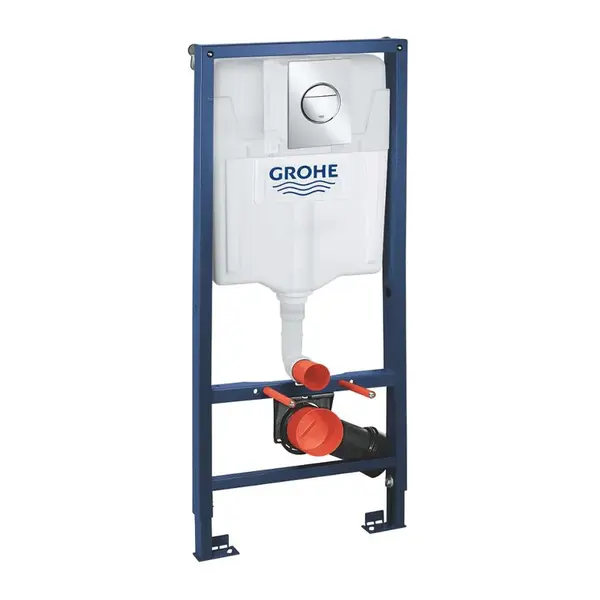 Grohe Rapid SL - Předstěnová instalace s nádržkou pro závěsné WC, tlačítko Nova Cosmopolitan S, chrom 39581000