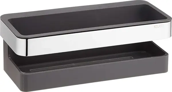 Keuco Collection Moll - Polička, délka 24 cm, antracit/chrom 12758010001