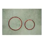 Geberit Sigma21 - Ovládací tlačítko pro 2 množství splachování, dekor betonu/červené zlato 115.650.JV.1