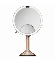 Simplehuman Kozmetické zrkadlá - Kozmetické zrkadlo s LED osvetlením, rose gold ST3034