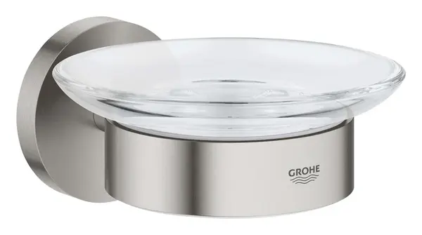 Grohe QuickFix Start - Mýdlenka s držákem, sklo/supersteel 41193DC0