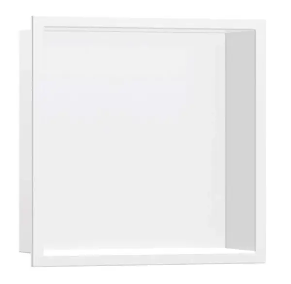 Hansgrohe XtraStoris Original - Výklenek do stěny s rámem, 30x30x7 cm, matná bílá 56093700