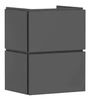 Hansgrohe Xilesa E - Umyvadlová skříňka, 62x48x38 cm, 2 zásuvky, matná šedá 54290760