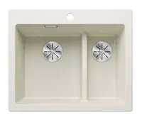 Blanco Pleon 6 Split - Silgranitový drez, 62x51 cm, InFino, jemná biela 527139