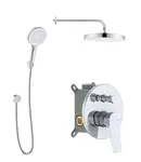 kielle Nefia - Batéria pod omietku na 2 spotrebiče, s príslušenstvom a s telesom, chróm 20627SP10