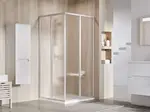 Ravak Supernova - Sprchový kút 90x90 cm, satin/sklo Grape 14V70UO2ZGS