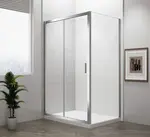 Polysan Easy Line - Sprchový kout 120x70 cm, hliník/čiré sklo EL1215EL3115