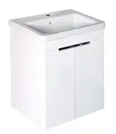 Sapho Ella - Umývadlová skrinka, 57x65x43 cm, 2 dvierka, biela EL065-3030