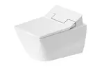 Duravit Viu - Závesné WC na bidetovú dosku SensoWash, Rimless, DuraFix, biela 2511590000
