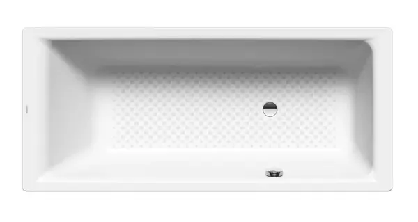 Kaldewei Ambiente - Obdĺžniková vaňa Puro 697, 190x90 cm, bočný prepad, celoplošný antislip, Perl-Effekt, biela 259734013001