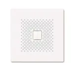 Kaldewei Avantgarde - Štvorcová sprchová vanička Conoflat 852-2, 80x80 cm, biela - sprchová vanička, celoplošný antislip, polystyrénový nosič 46683504