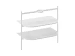 Ravak Yard - Konštrukcia s policami pod umývadlo, matná biela D80000E006