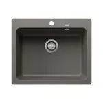 Blanco Naya 6 - Silgranitový drez, 62x51 cm, sivá vulkán 527311