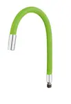 Novaservis Príslušenstvo - Hadica k drezovej batérii, zelená/chróm W100G-B