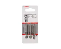 Bosch Príslušenstvo - Súprava bitov PZ2, dĺžka 49 mm, 3 ks 2607001577