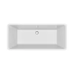 Cersanit Crea - Voľne stojaca vaňa, 162x72 cm, vrátane nožičiek, biela S301-299