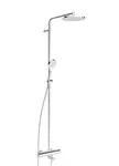 Hansa Viva - Sprchový set s vaňovým termostatom, priemer 25 cm, 3 prúdy, chróm 65162201