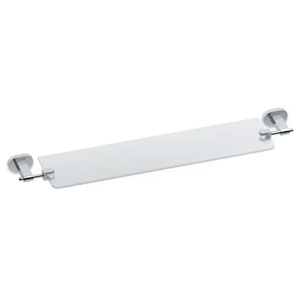 Ravak Chrome - Polička sklenená CR 500.00, dĺžka 64 cm, chróm/matné sklo X07P195