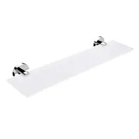 Nimco Unix - Polička, dĺžka 50 cm, matné sklo/chróm UN 13091B-50-26