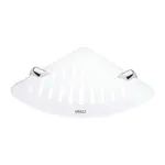 Nimco Bormo - Rohová polička s frézovaním, chróm BR X212-26