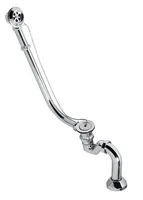 Polysan Príslušenstvo - Vaňová súprava na vonkajšiu inštaláciu, retiazka, vrátane sifónu, chróm 71689