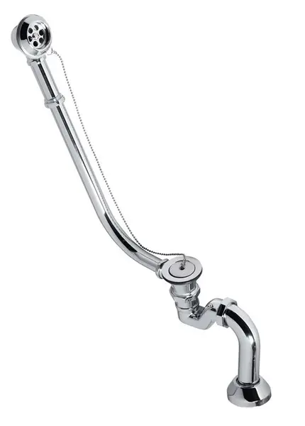 Polysan Príslušenstvo - Vaňová súprava na vonkajšiu inštaláciu, retiazka, vrátane sifónu, chróm 71689