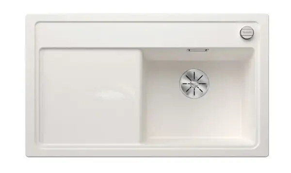 Blanco Zenar 45 - Silgranitový drez, 86x51 cm, s ovládaním odtoku, InFino, biela 523788
