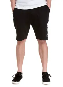 Meatfly pánské teplákové kraťasy Cushy Black | Černá | Velikost XL